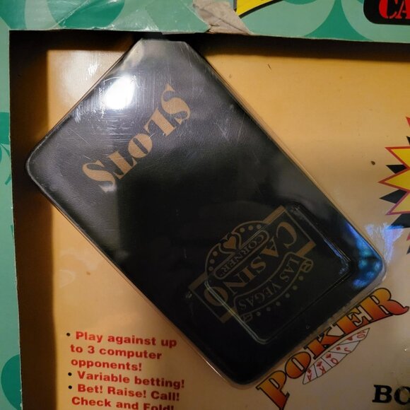 Las Vegas Casino Micro Games Gift Pack Handheld Games Poker Craps Blackjack Slot - Picture 8 of 12